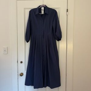 Weekend Max Mara Navy Shirt Dress, Size 8